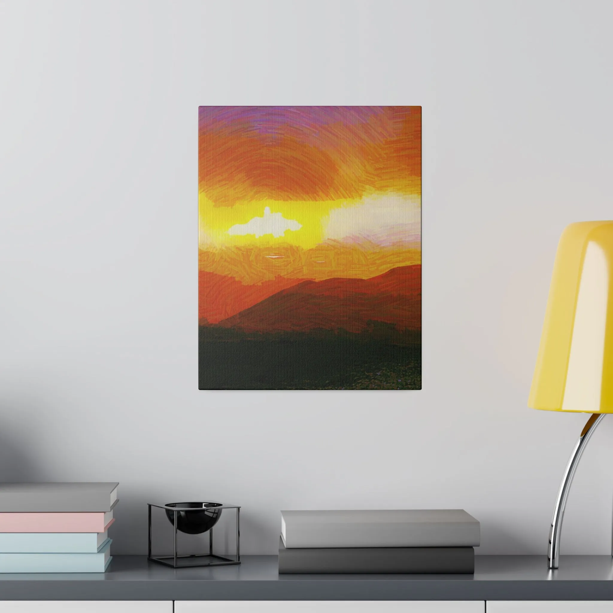Canvas Print in Multiple Portrait Sizes from the Sunset Series at Intriguing Vistas