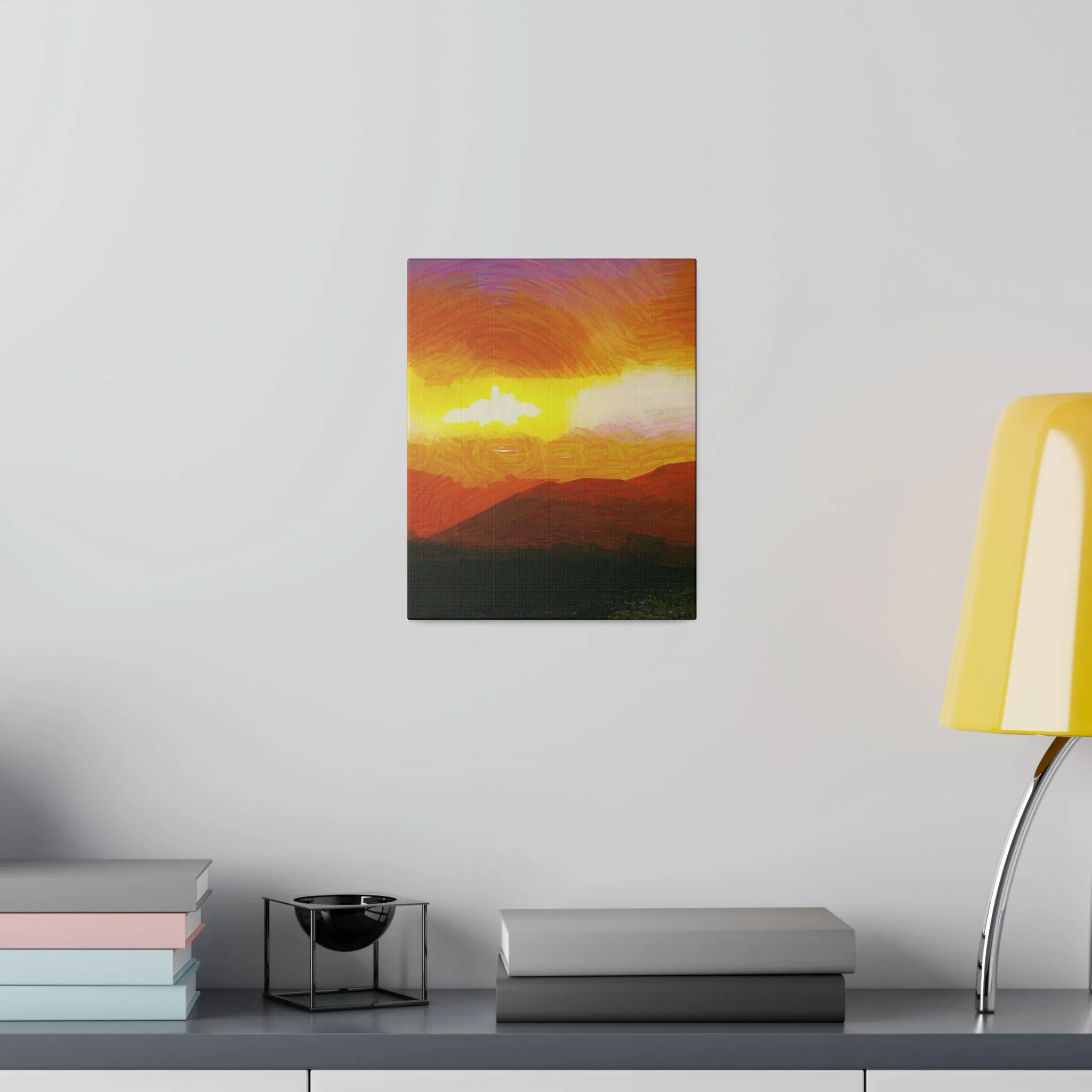 Canvas Print in Multiple Portrait Sizes from the Sunset Series at Intriguing Vistas