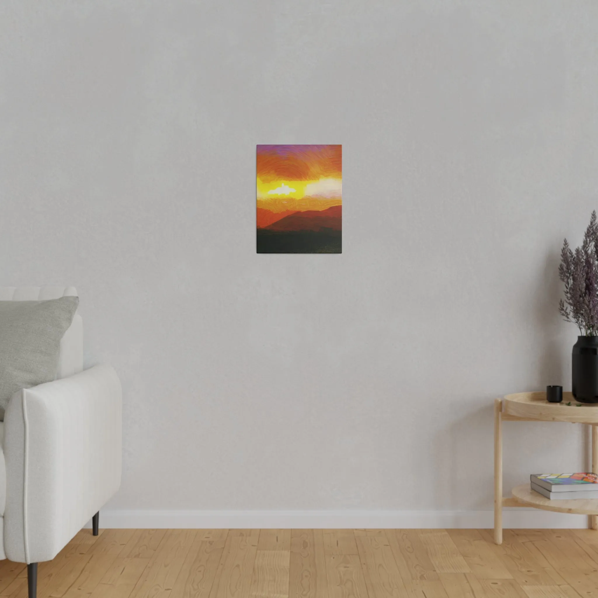 Canvas Print in Multiple Portrait Sizes from the Sunset Series at Intriguing Vistas