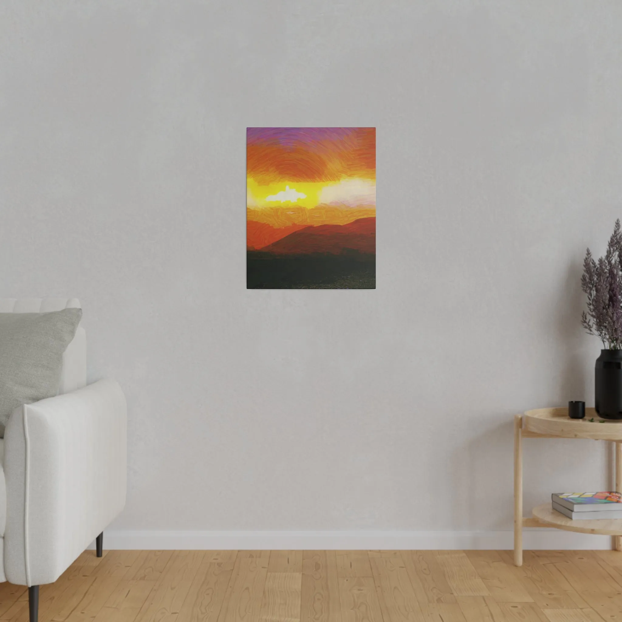 Canvas Print in Multiple Portrait Sizes from the Sunset Series at Intriguing Vistas