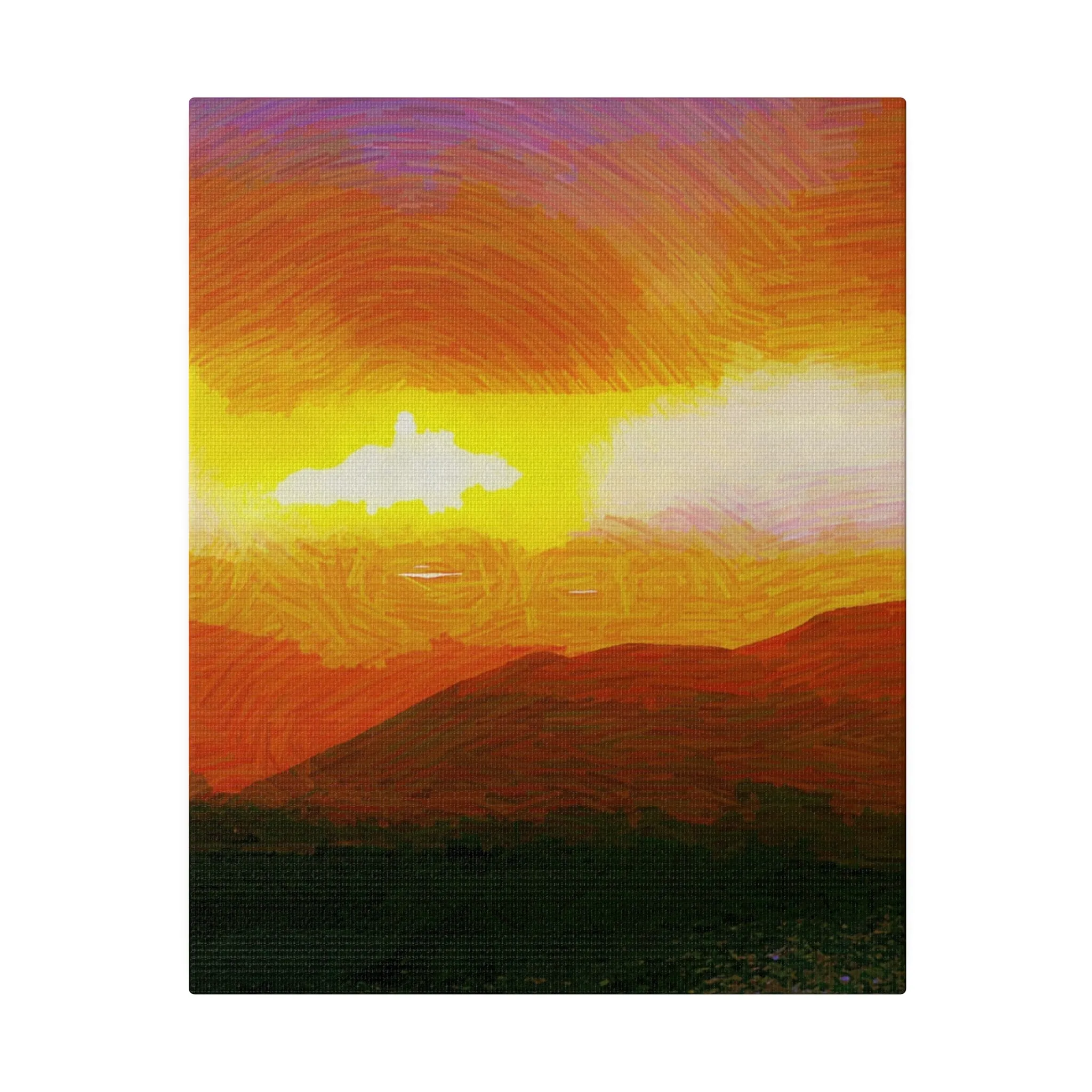 Canvas Print in Multiple Portrait Sizes from the Sunset Series at Intriguing Vistas