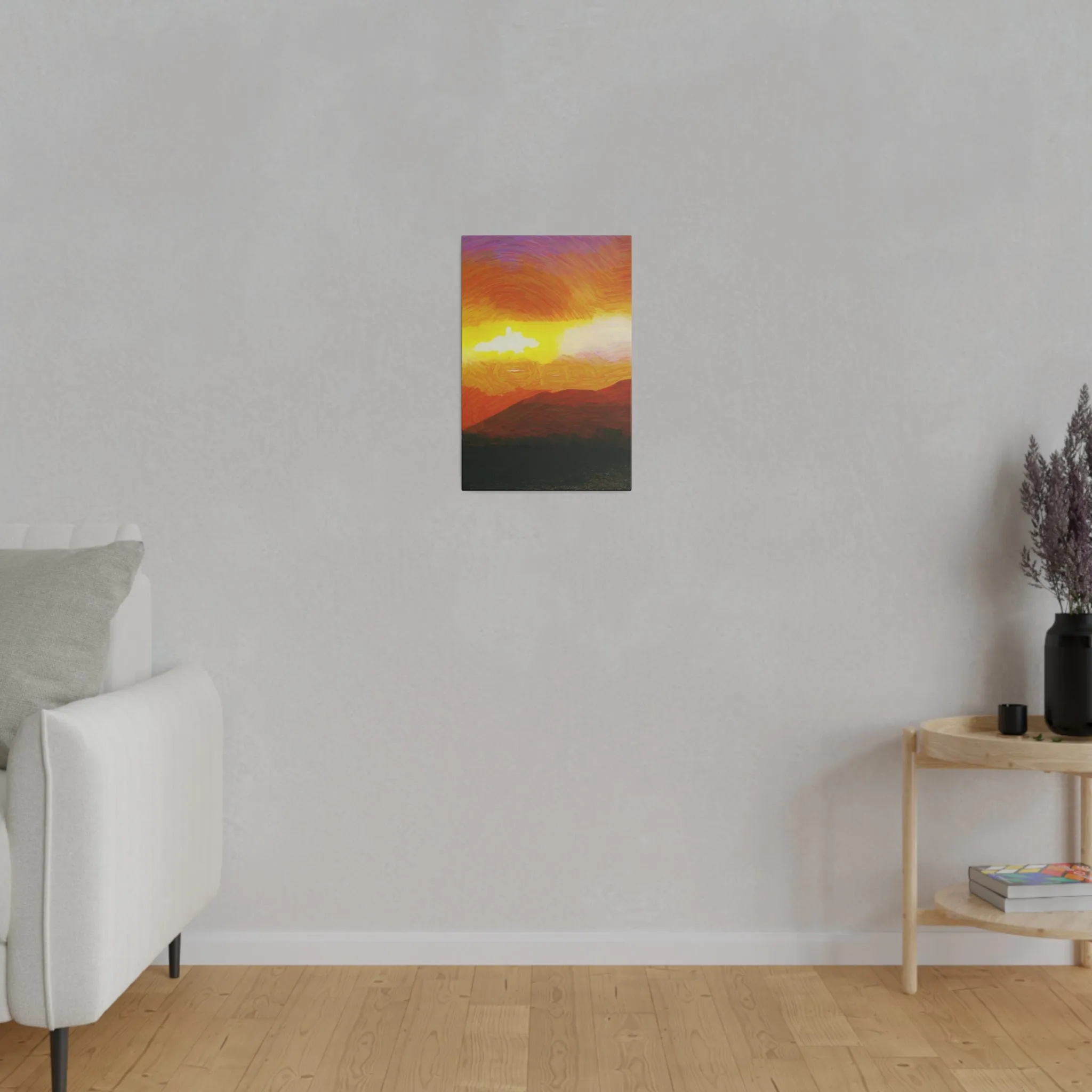 Canvas Print in Multiple Portrait Sizes from the Sunset Series at Intriguing Vistas