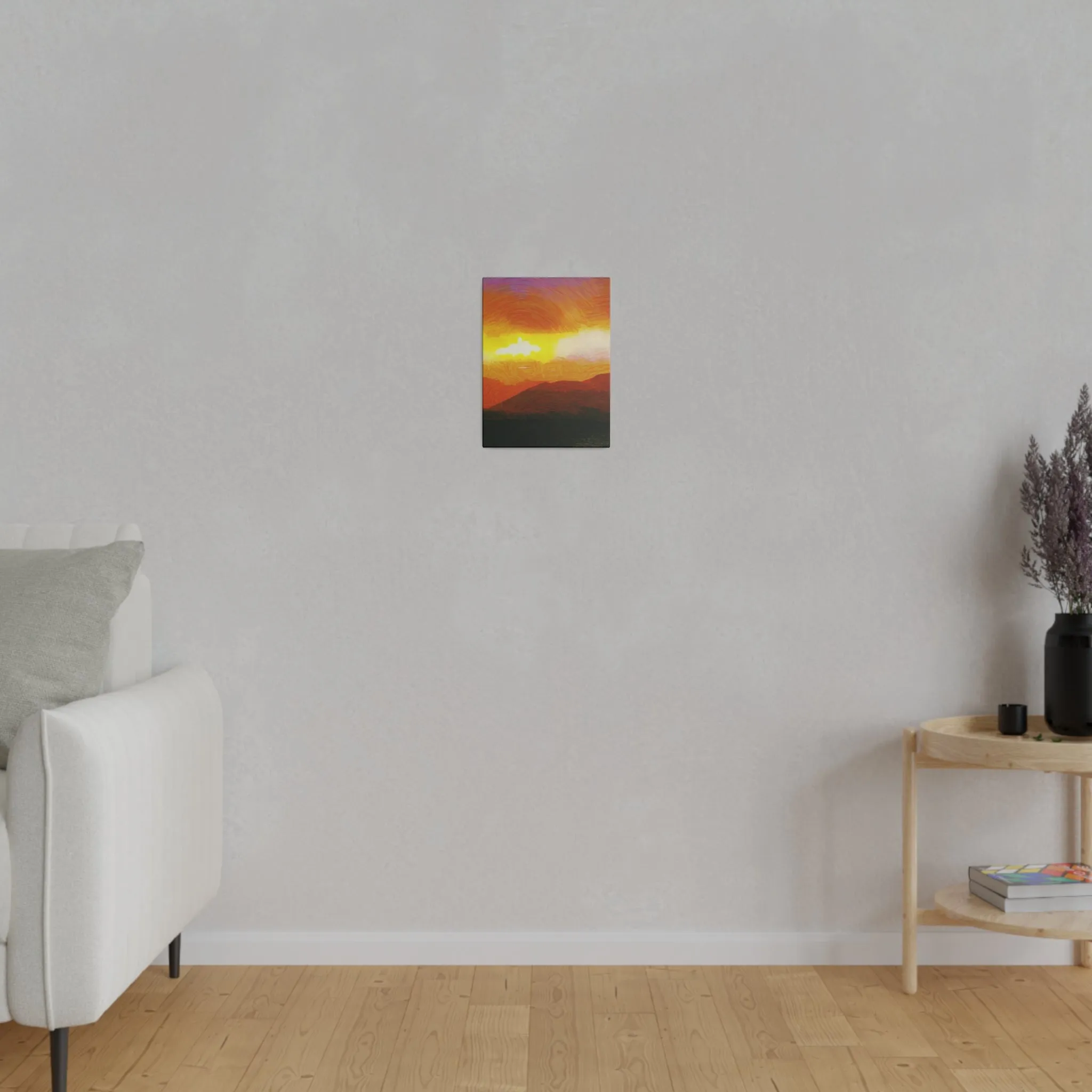 Canvas Print in Multiple Portrait Sizes from the Sunset Series at Intriguing Vistas