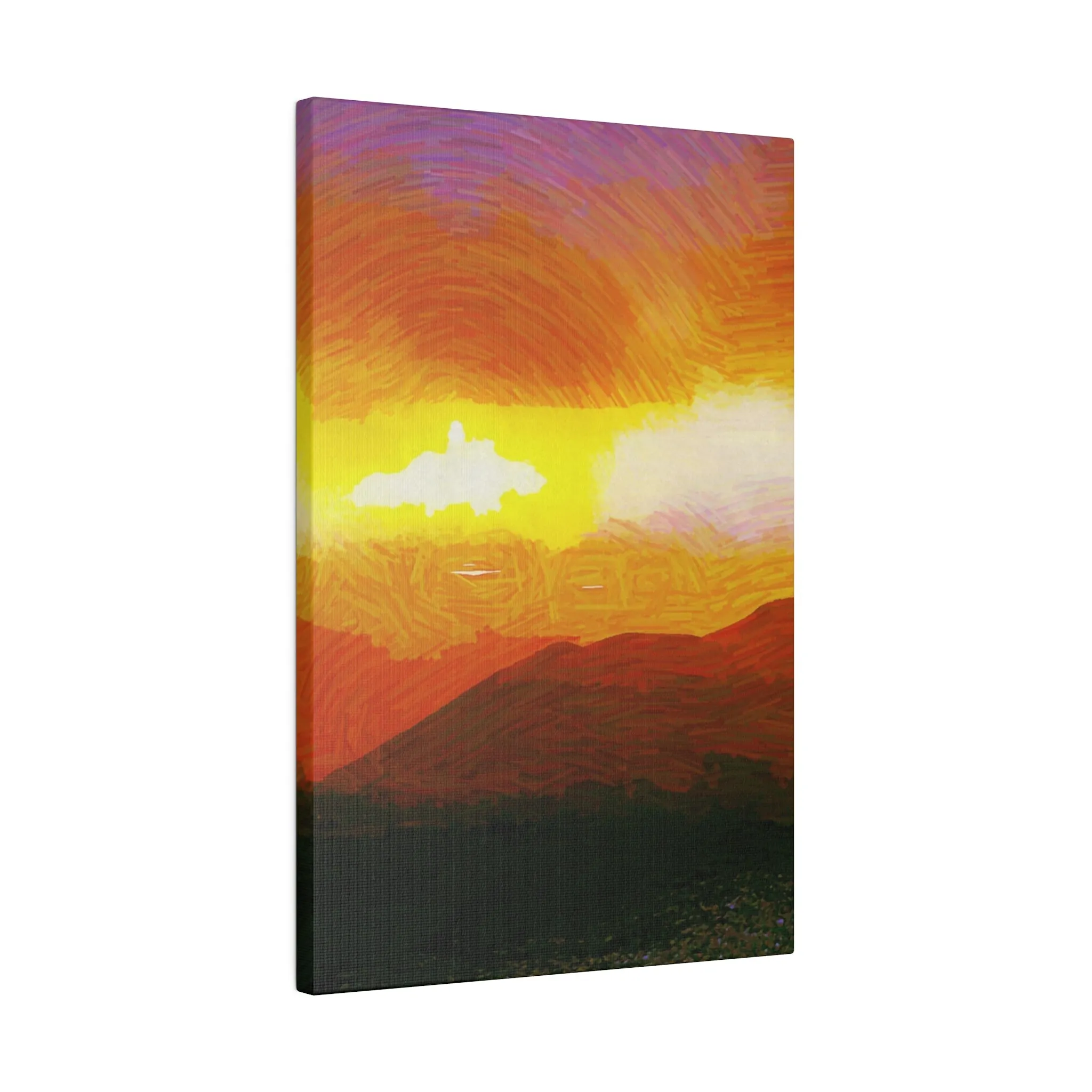 Canvas Print in Multiple Portrait Sizes from the Sunset Series at Intriguing Vistas