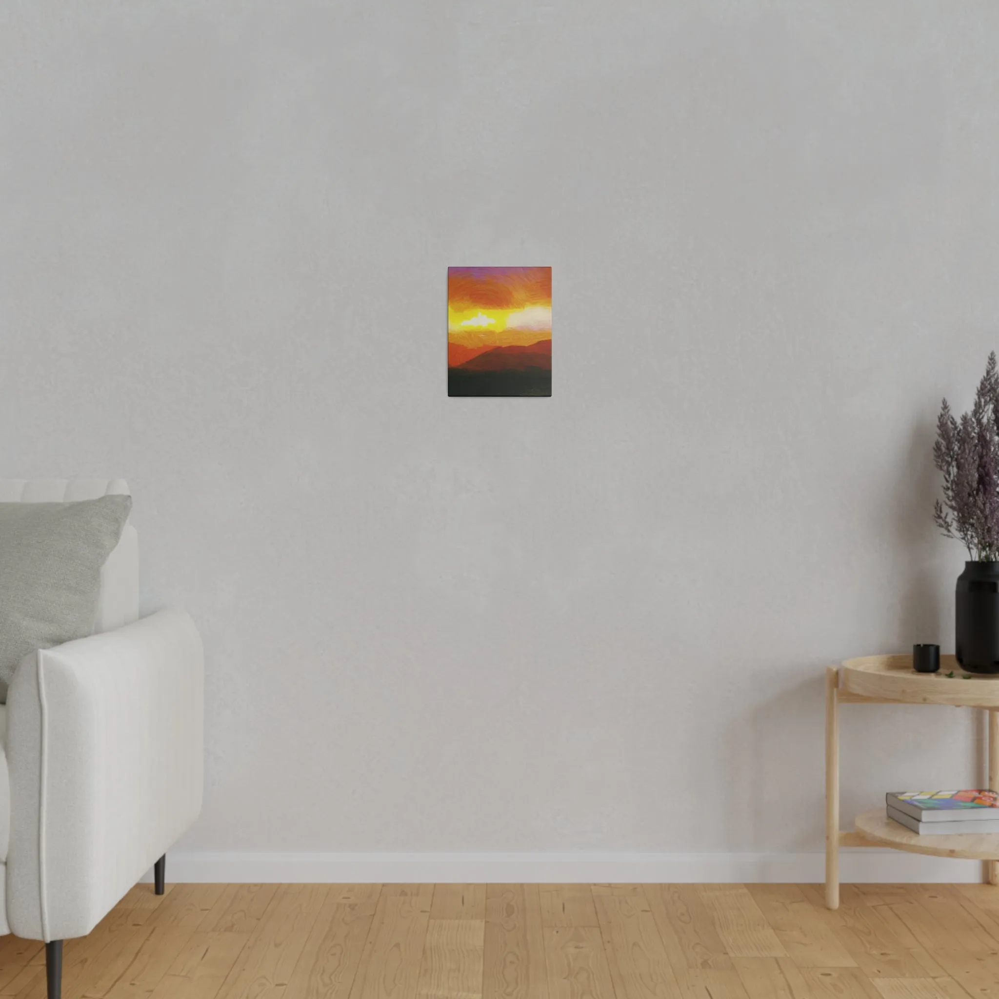 Canvas Print in Multiple Portrait Sizes from the Sunset Series at Intriguing Vistas