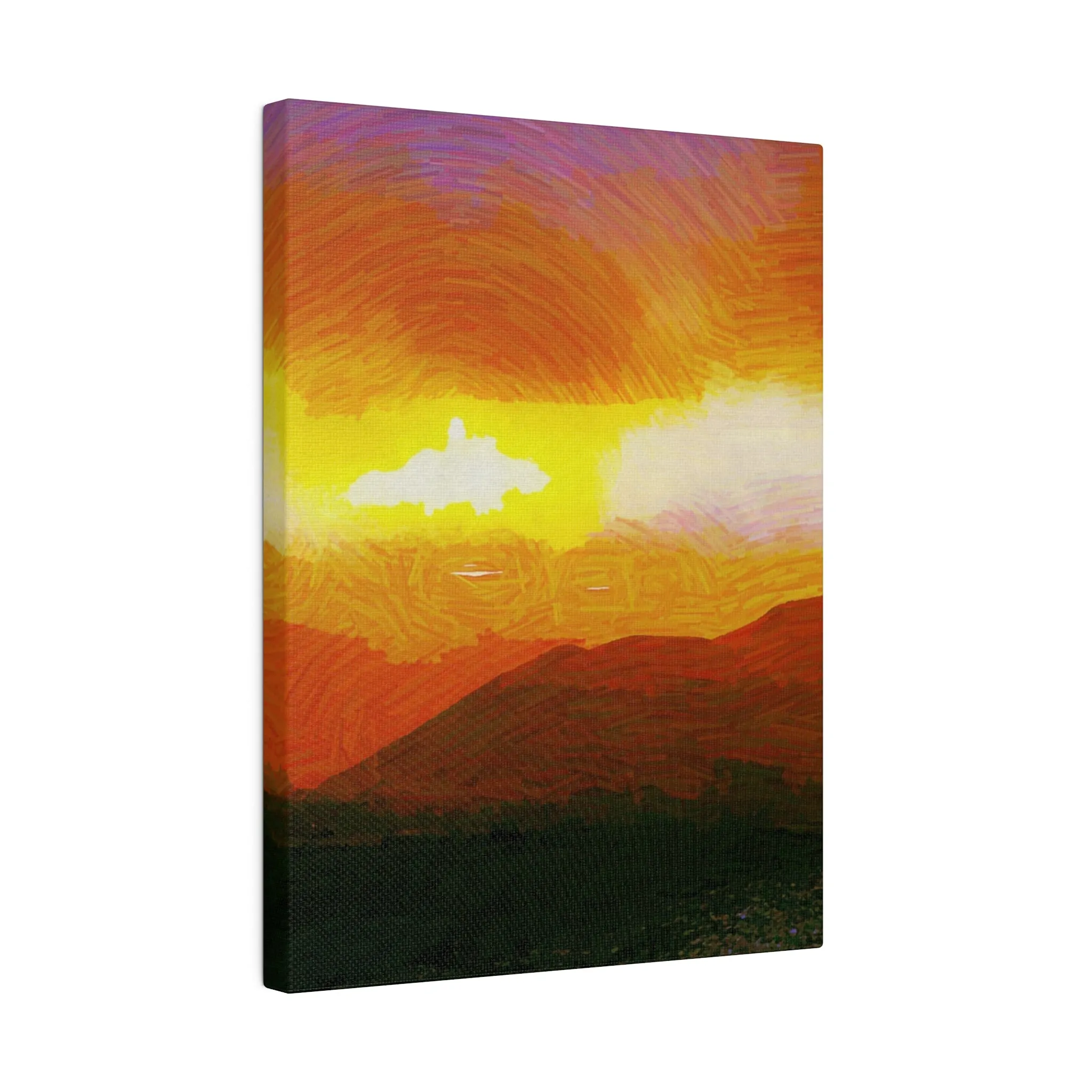 Canvas Print in Multiple Portrait Sizes from the Sunset Series at Intriguing Vistas