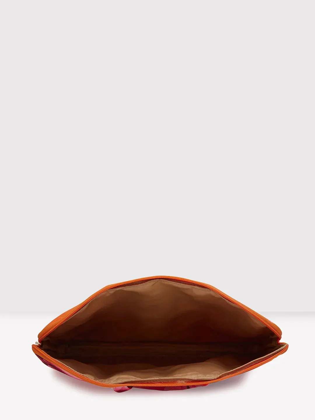 Caprese Ivy Large Orange Laptop Sleeve Bag