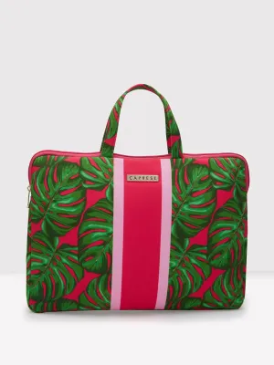 Caprese Tulip Large Green Laptop Sleeve Bag