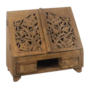 Carved Wooden Organizer