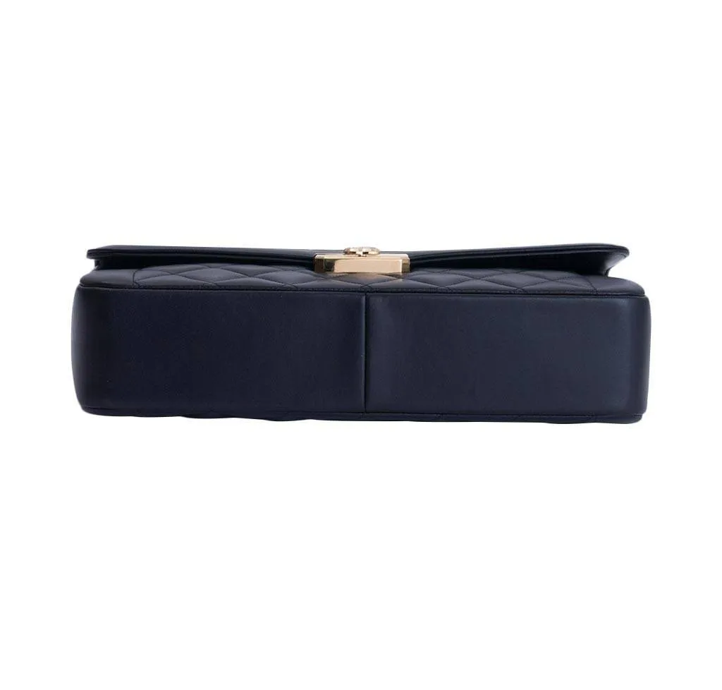 Chanel Flap Bag Black Lambskin GHW