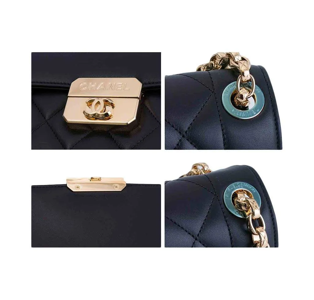 Chanel Flap Bag Black Lambskin GHW