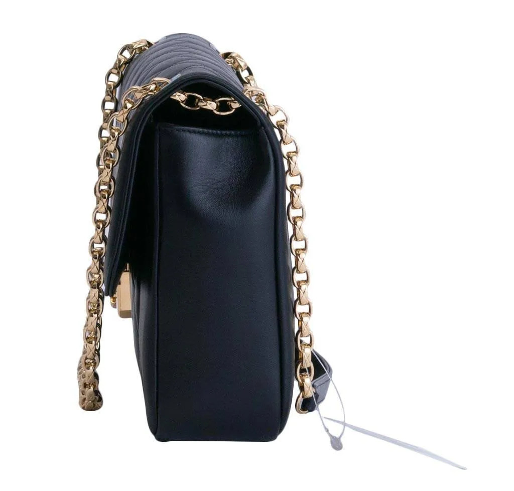 Chanel Flap Bag Black Lambskin GHW