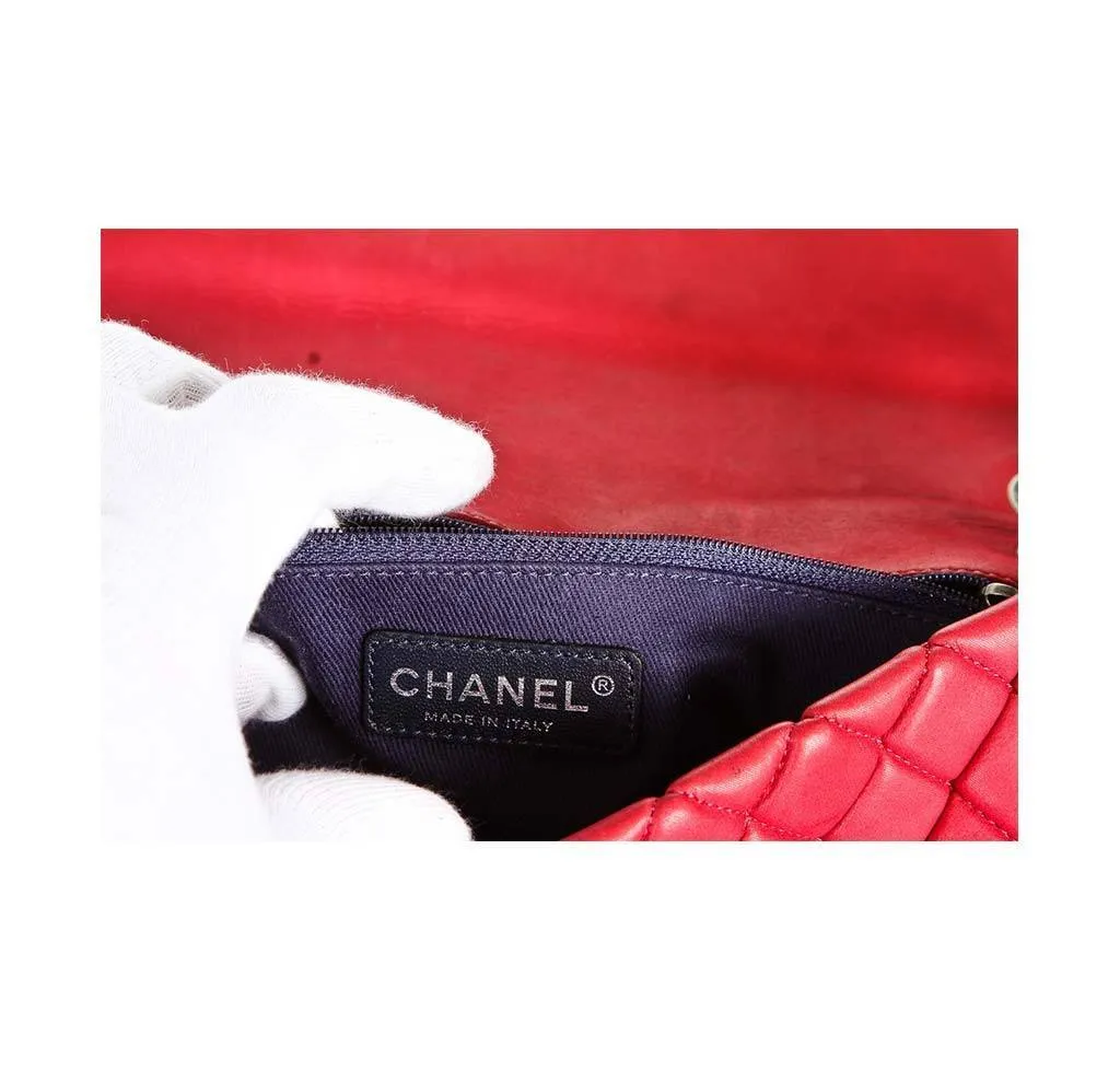Chanel Hot Pink Flap Bag Calfskin