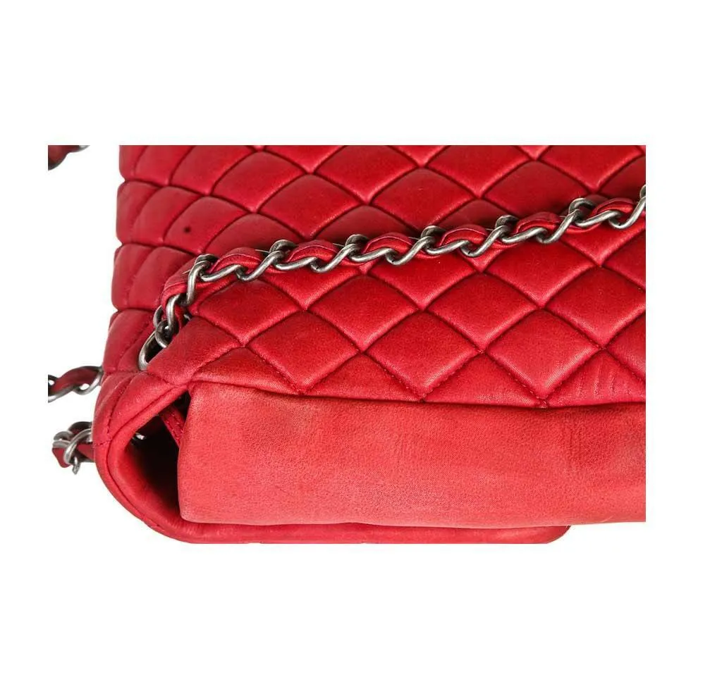 Chanel Hot Pink Flap Bag Calfskin