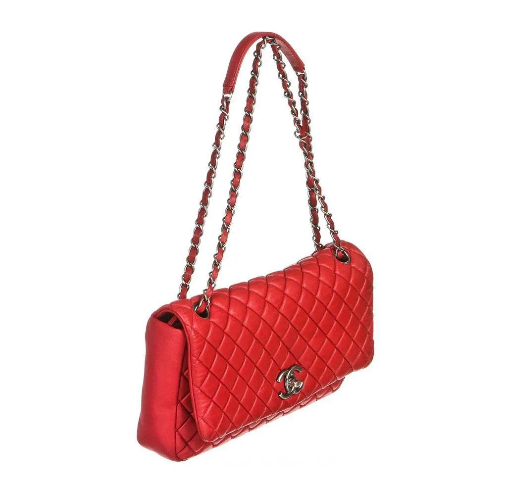 Chanel Hot Pink Flap Bag Calfskin