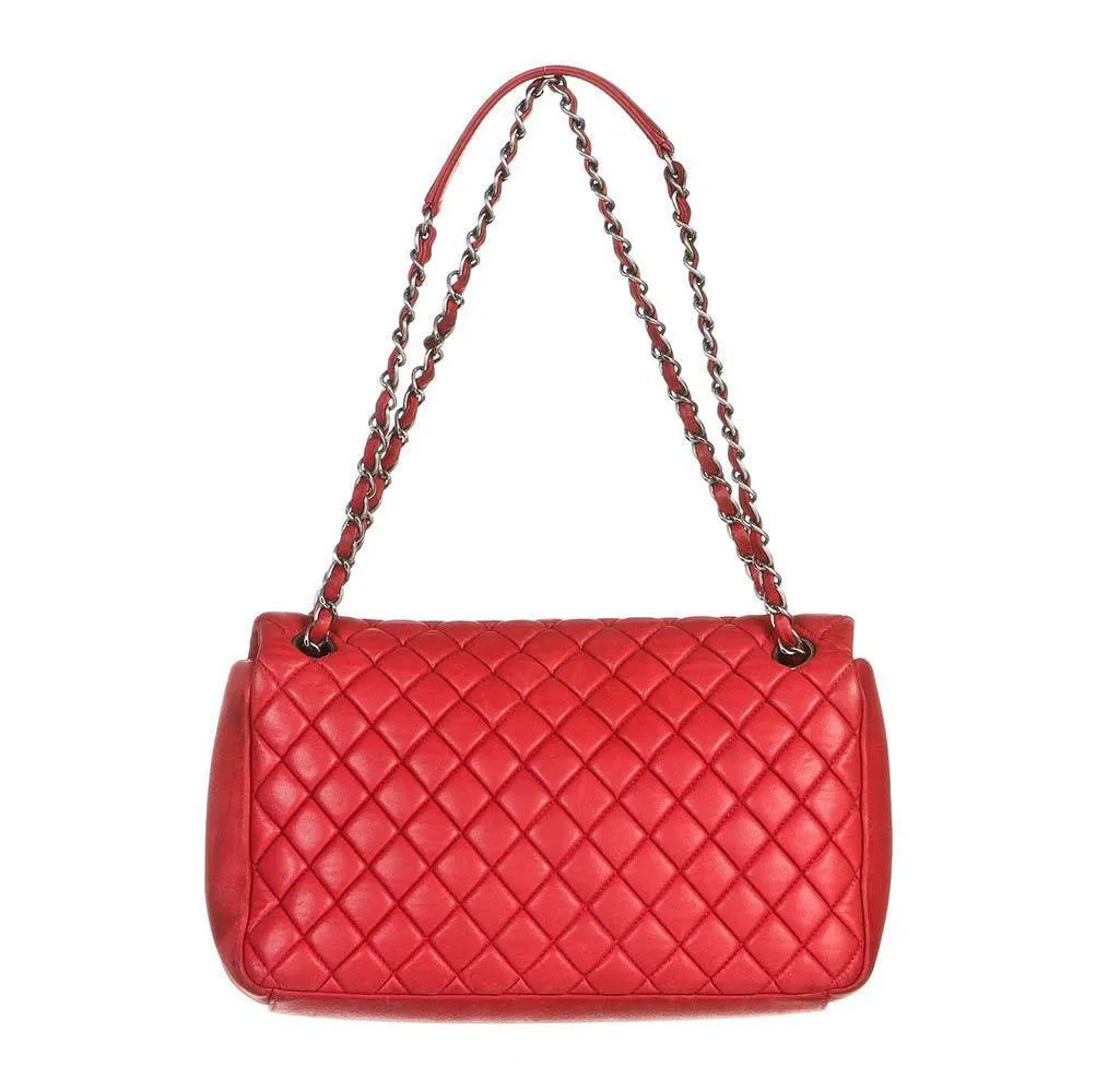 Chanel Hot Pink Flap Bag Calfskin