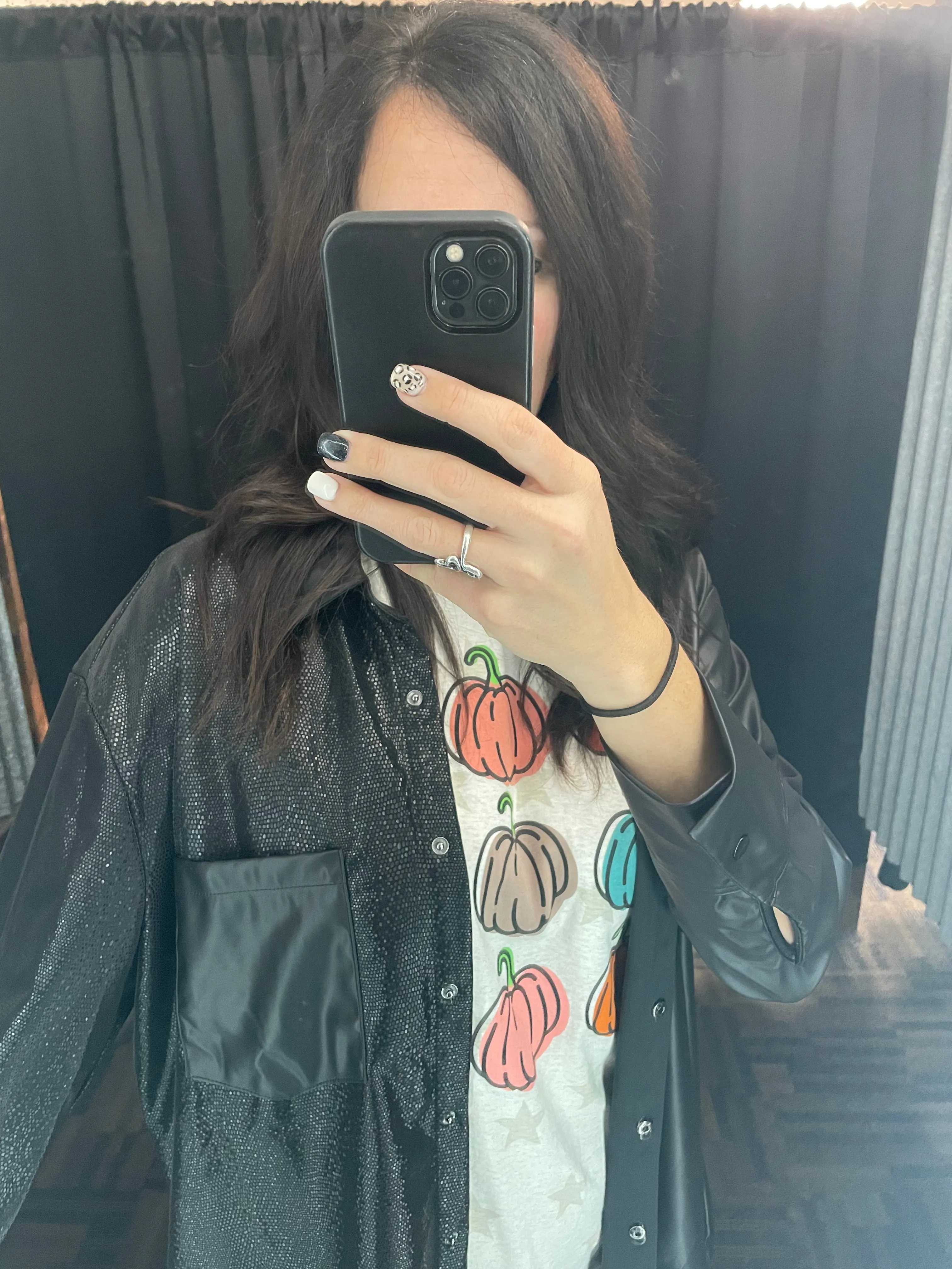Check This Out Faux Leather Shacket
