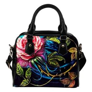 Chinese-cross-stitch-Embroidery Print Shoulder Bag