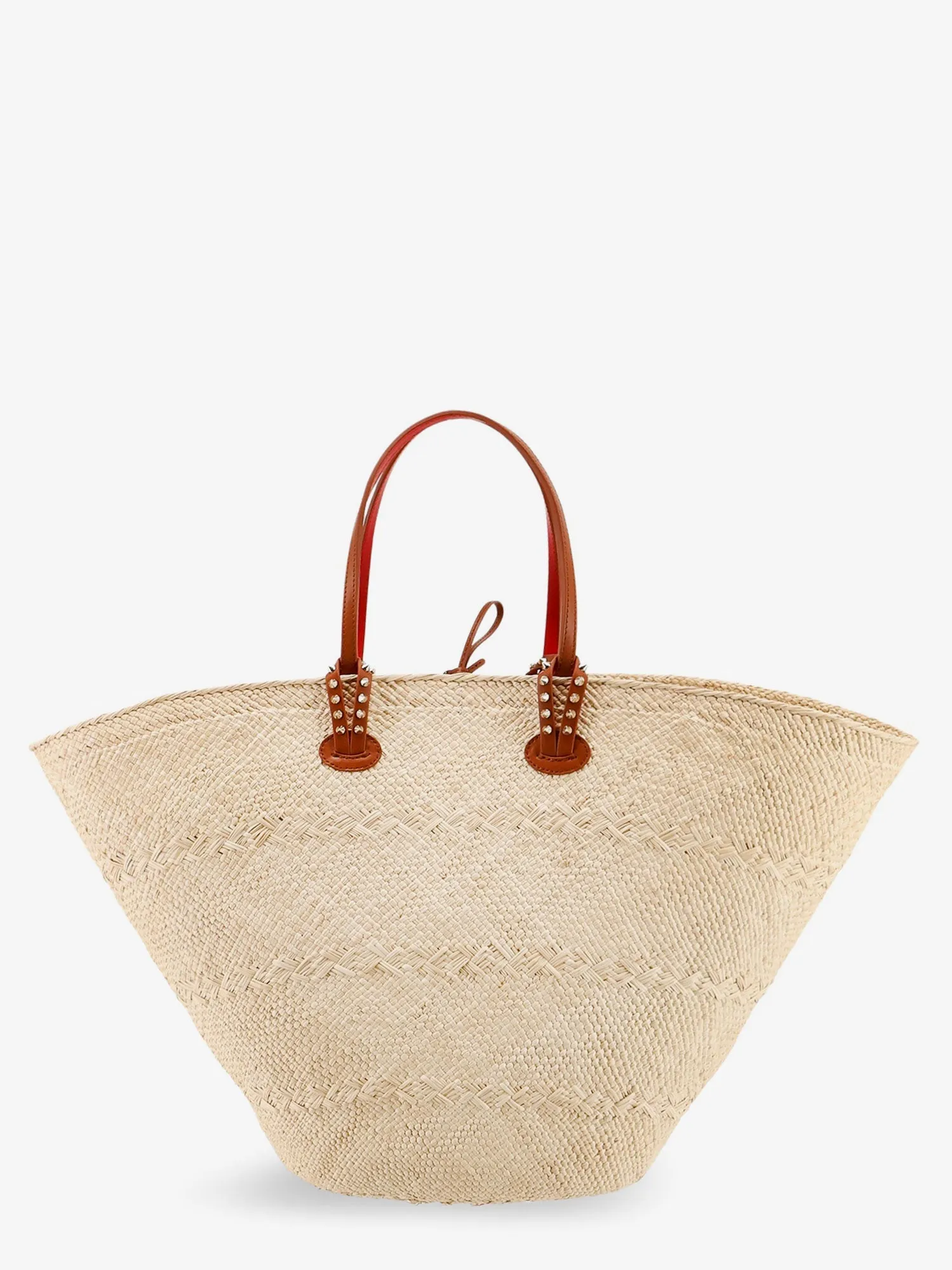 Christian Louboutin Cabata Large Rafia Shoulder Bag