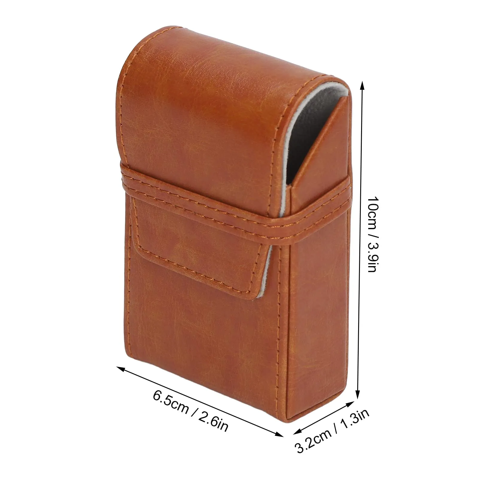 Cigarette Case, Multi-Purpose Cigarette Case, Capacity 20 (Apricot)