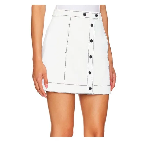 CINQ A SEPT CIARA FAUX LEATHER SKIRT ❤️NWT IN STORES❤️