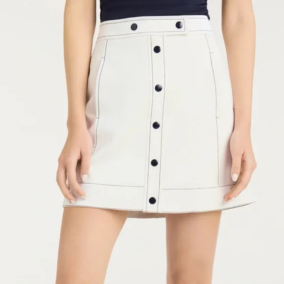 CINQ A SEPT CIARA FAUX LEATHER SKIRT ❤️NWT IN STORES❤️