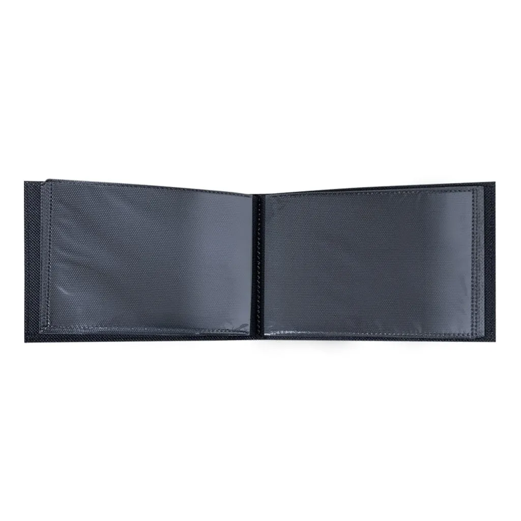 Citi Leather Baby Blue Pocket Photo Wallet - 3 Pack Bundle