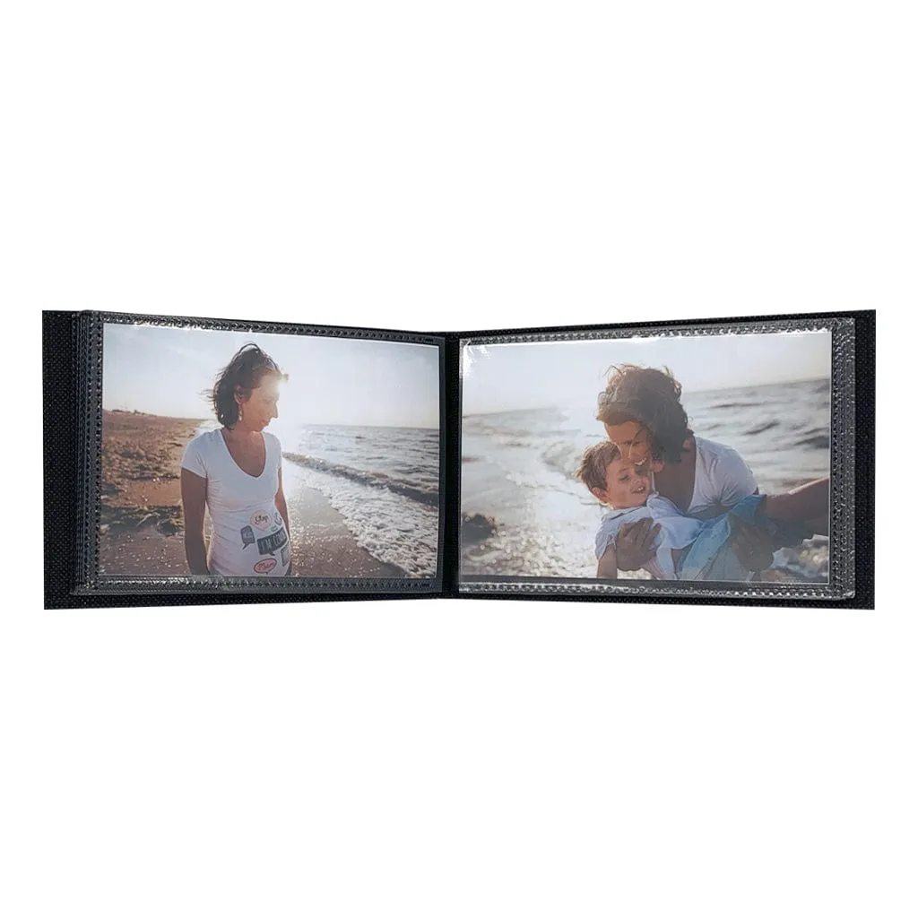 Citi Leather Baby Pink Pocket Photo Wallet - 3 Pack Bundle