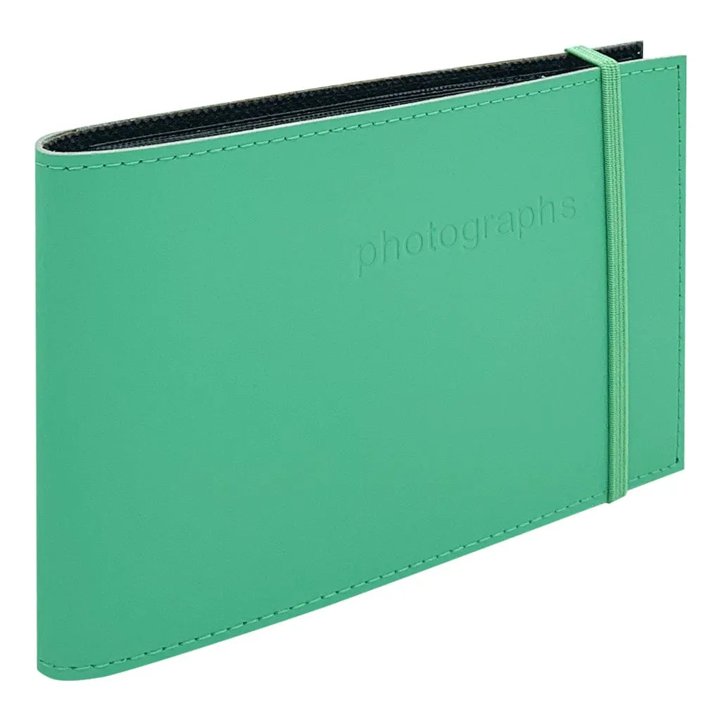 Citi Leather Biscay Green Pocket Brag Book Photo Wallet