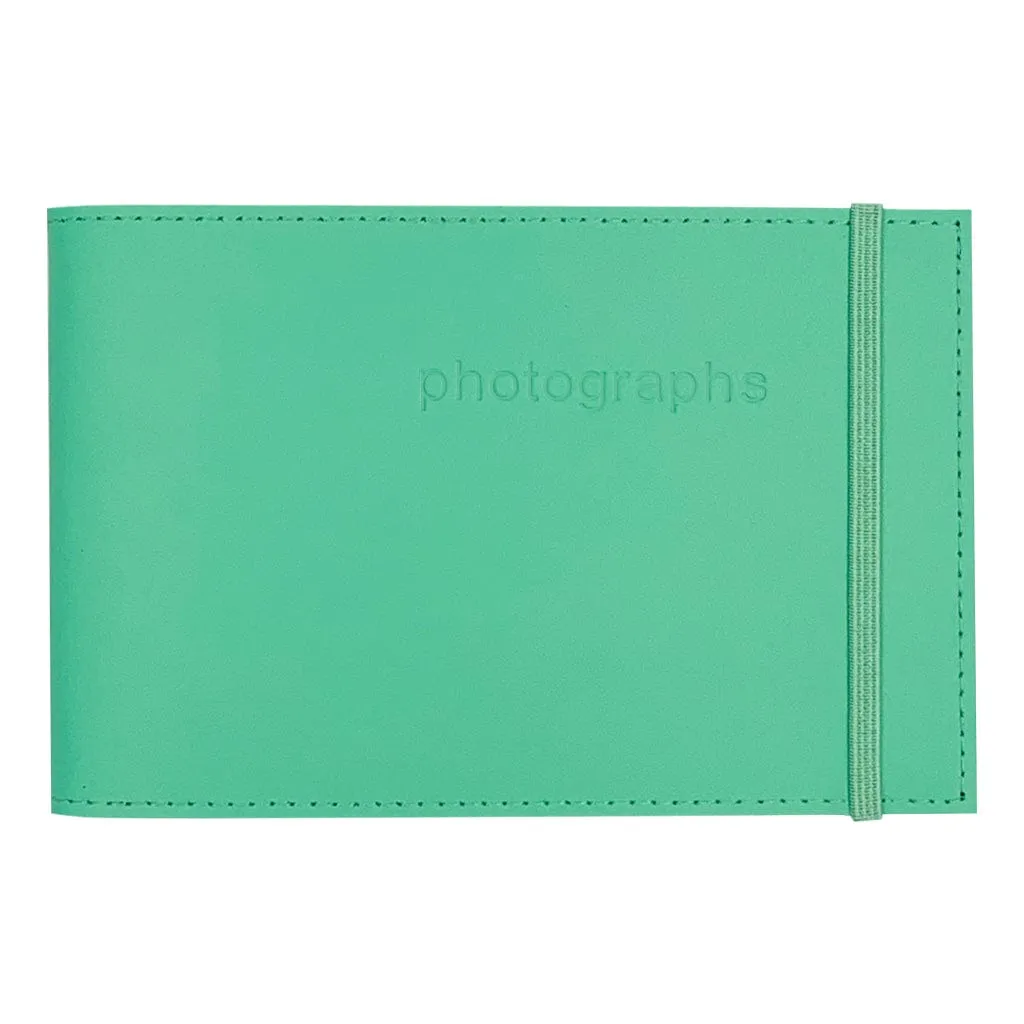 Citi Leather Biscay Green Pocket Brag Book Photo Wallet