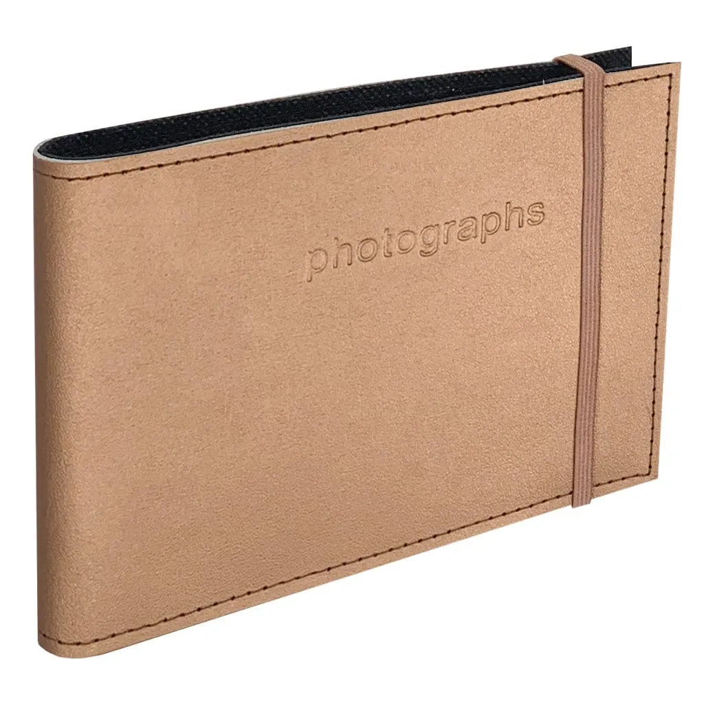 Citi Leather Metallic Copper Pocket Brag Book Photo Wallet