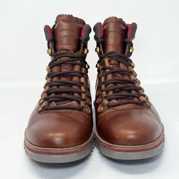 Cole Haan Zerogrand Hiker Boot British Tan Leather Waterproof C33471 Men's 11M