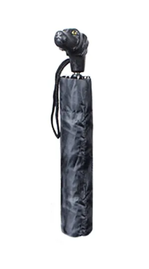 Concord Black Labrador Retriever Head Handle Umbrella