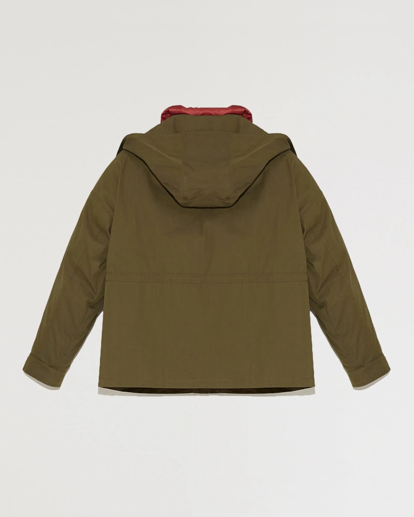 Convertible padded jacket in cotton and nylon