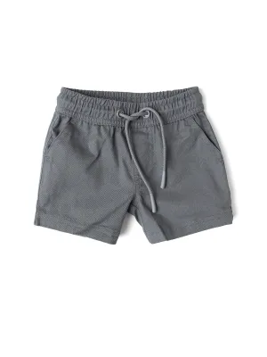 Cotton Twill Short - Charcoal
