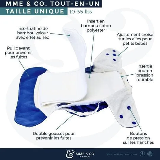 Couche tout-en-un - 2.0  Corsaire - Mme & Co