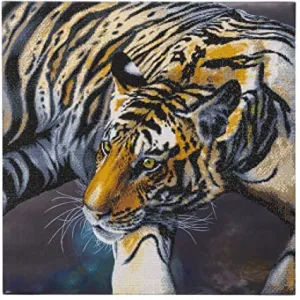 Craft Buddy Crystal Art Kit The Tiger 70 x70 cm Pre-Framed 5D Art Kit