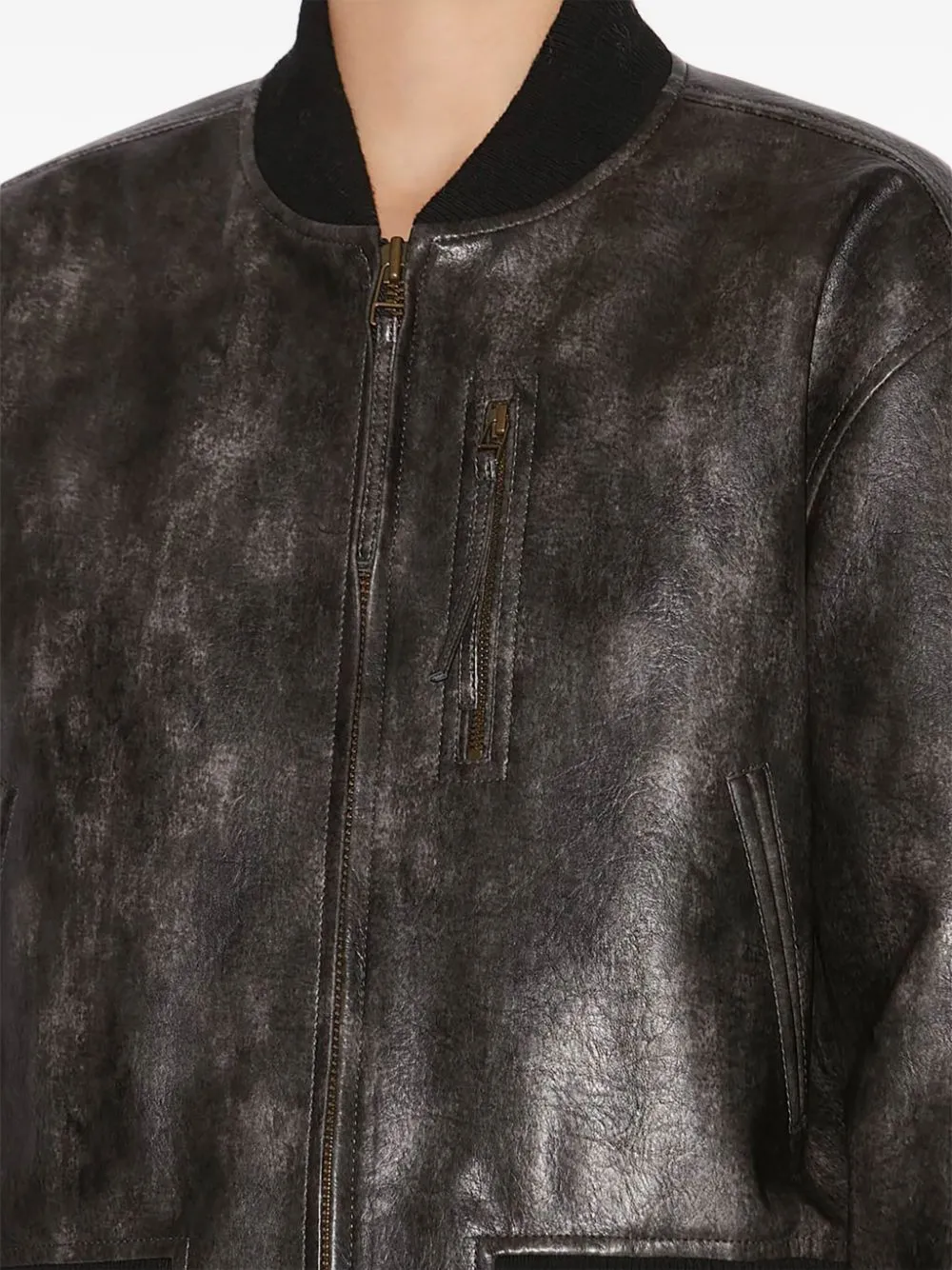 Crisley faux leather jacket