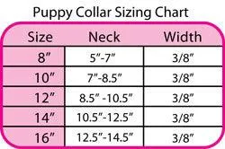 Crystal Pet Collar, 3/8" Wide