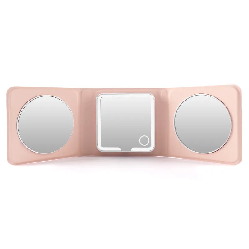 Customizable Logo 2024 Hot New LED Smart Tri-Fold Mirror