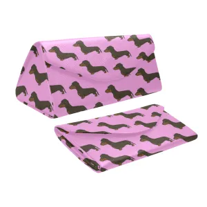 Dachshund Glasses/Sunglasses Case - Pink