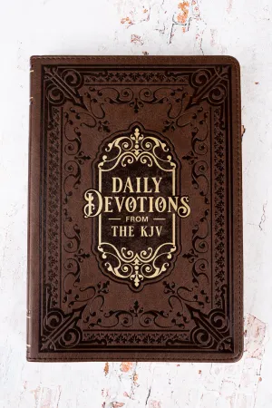 Daily Devotions From The KJV Large Print LuxLeather Devotional