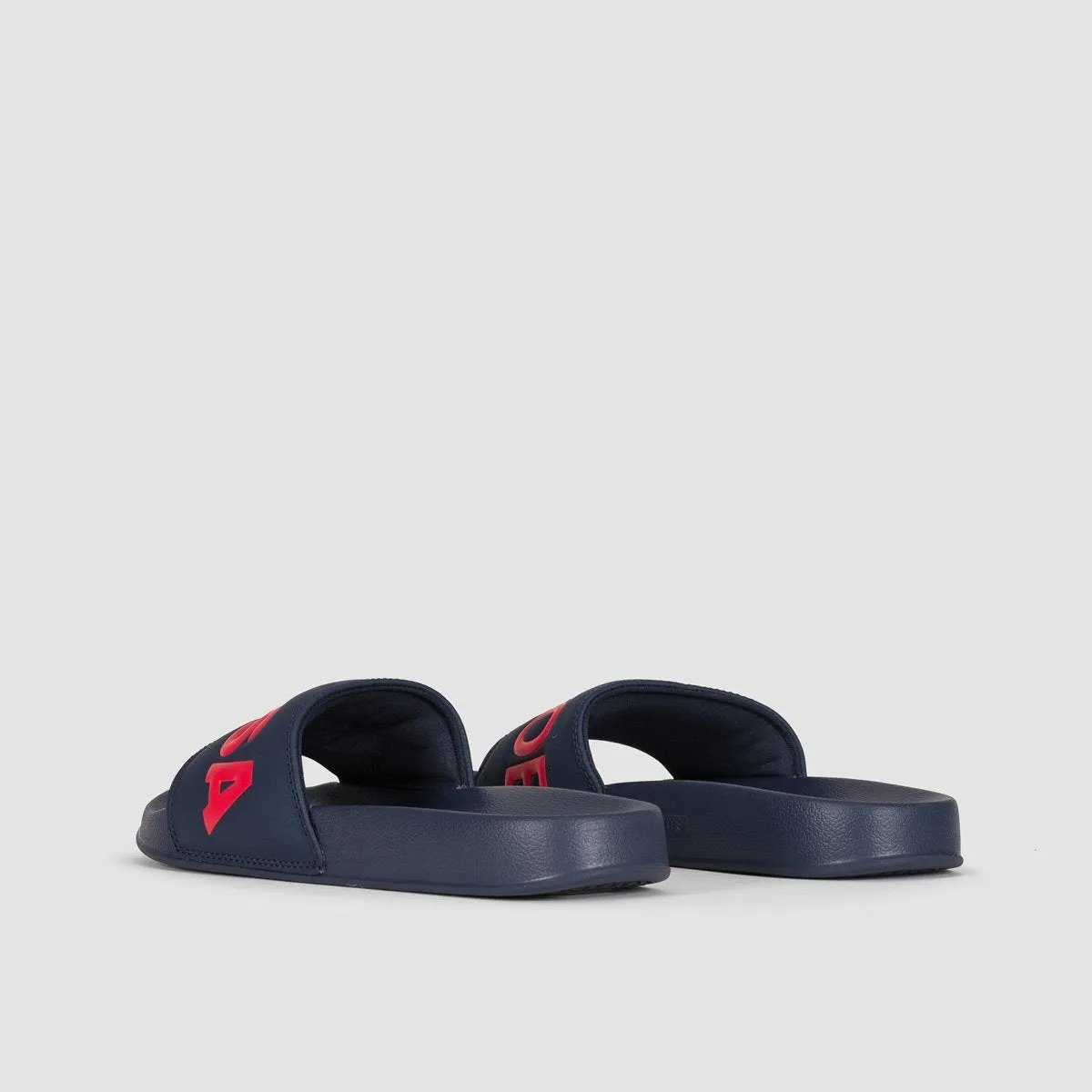 DC Slide Sliders Navy/Red