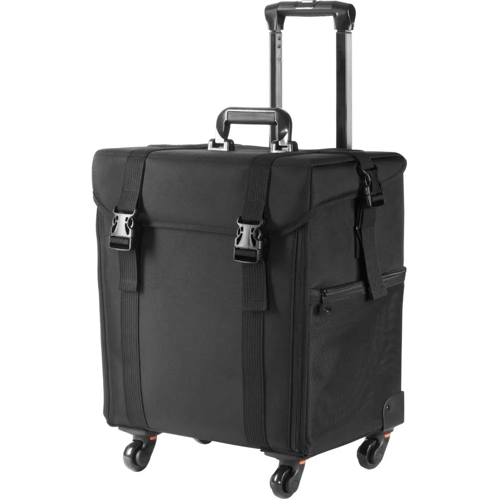 Deluxe Makeup Organizer Case on Wheels by City Lights