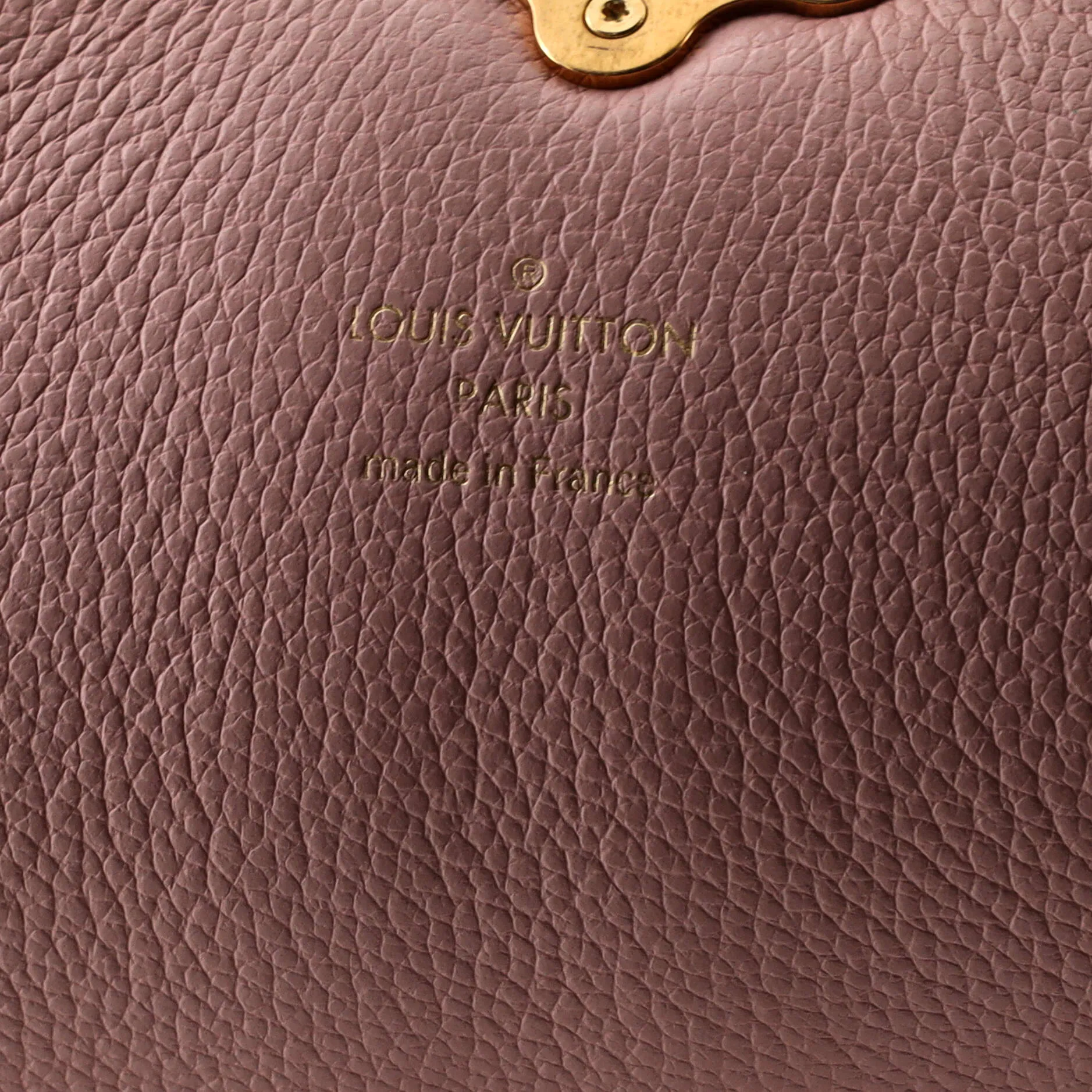 Designer Clapton Handbag Damier and Leather PM