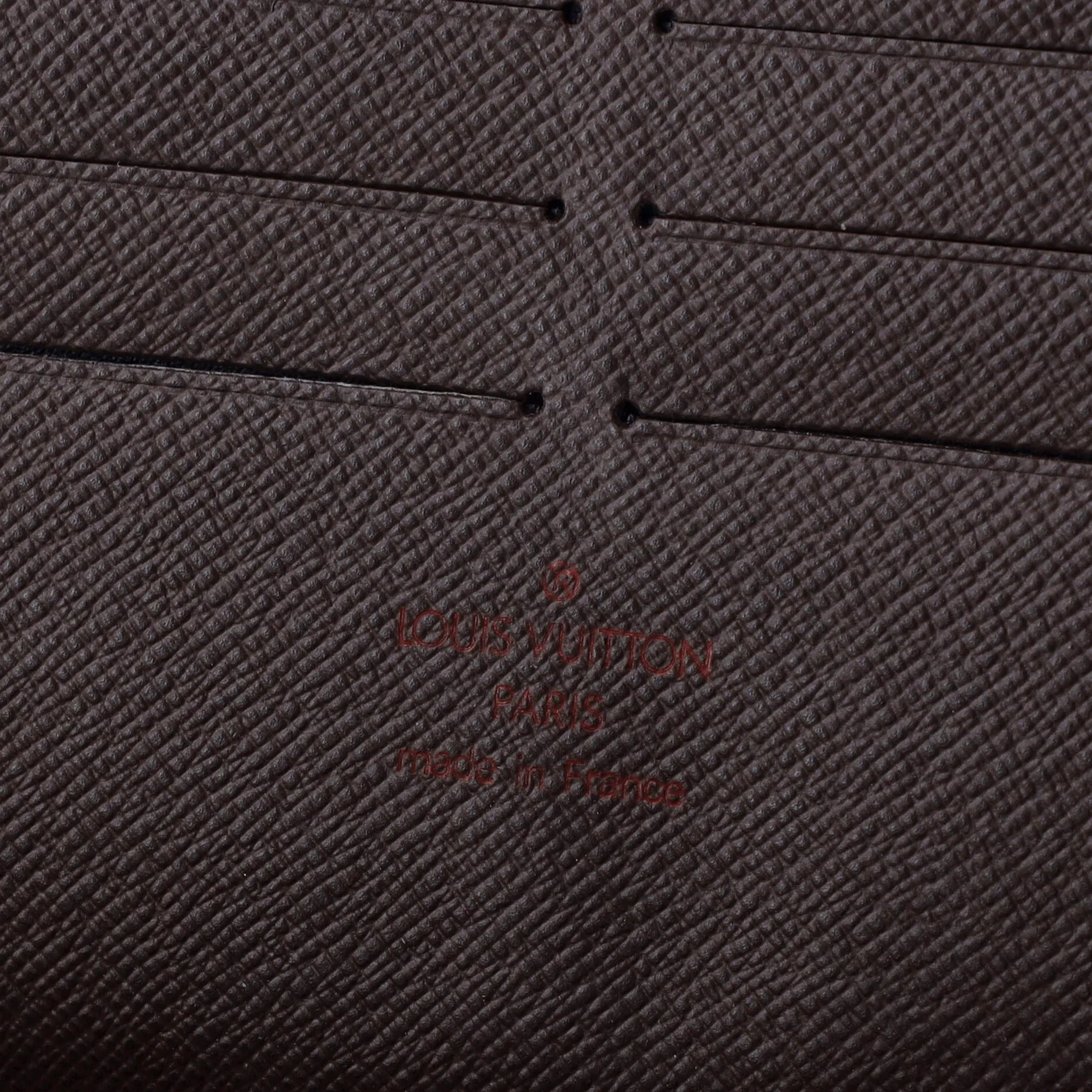 Designer Zippy Organizer Damier