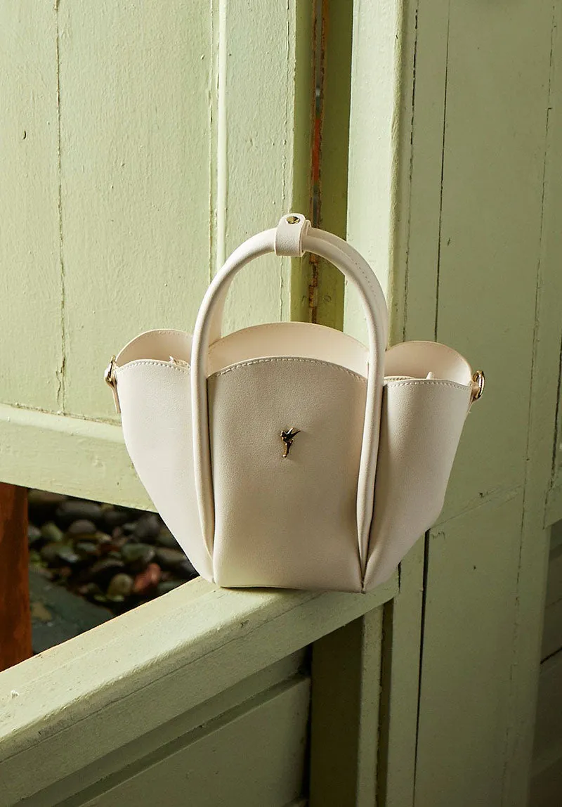 Disney Tinkerbell Pretty Little Pixie Top Handle Bag (Beige)