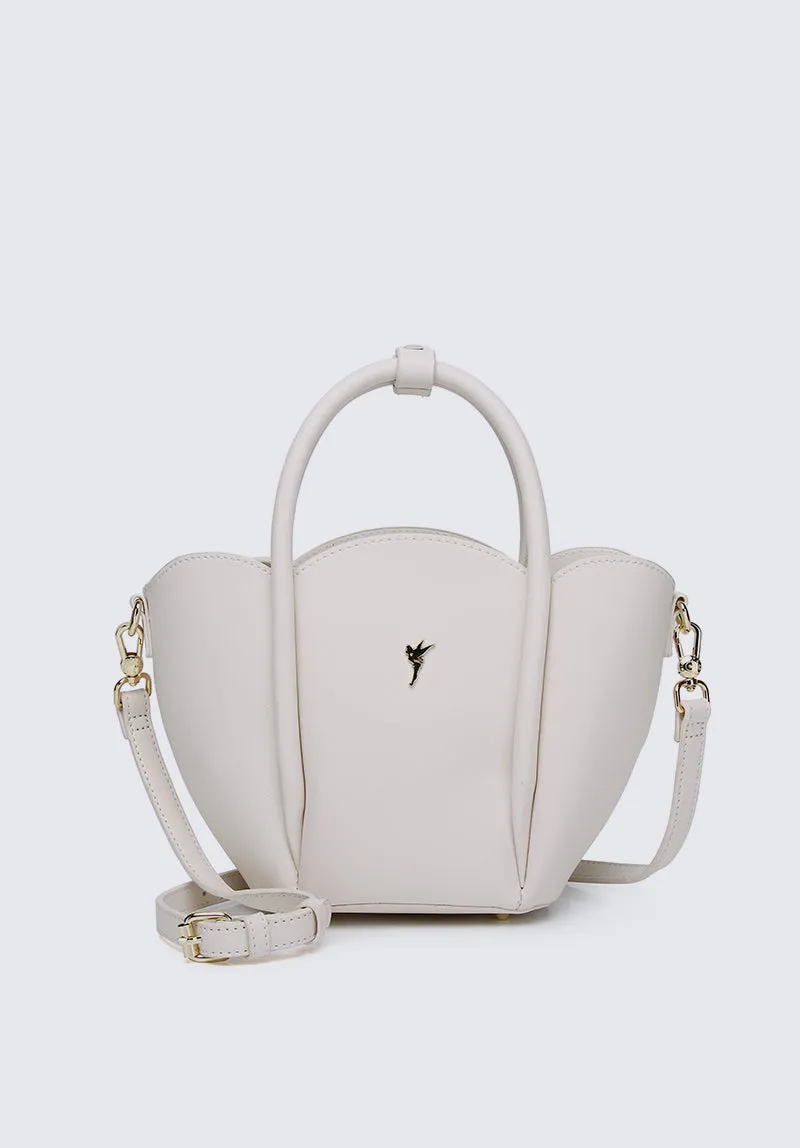 Disney Tinkerbell Pretty Little Pixie Top Handle Bag (Beige)