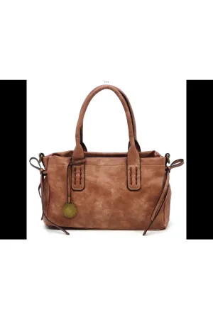Distressed Look Satchel
