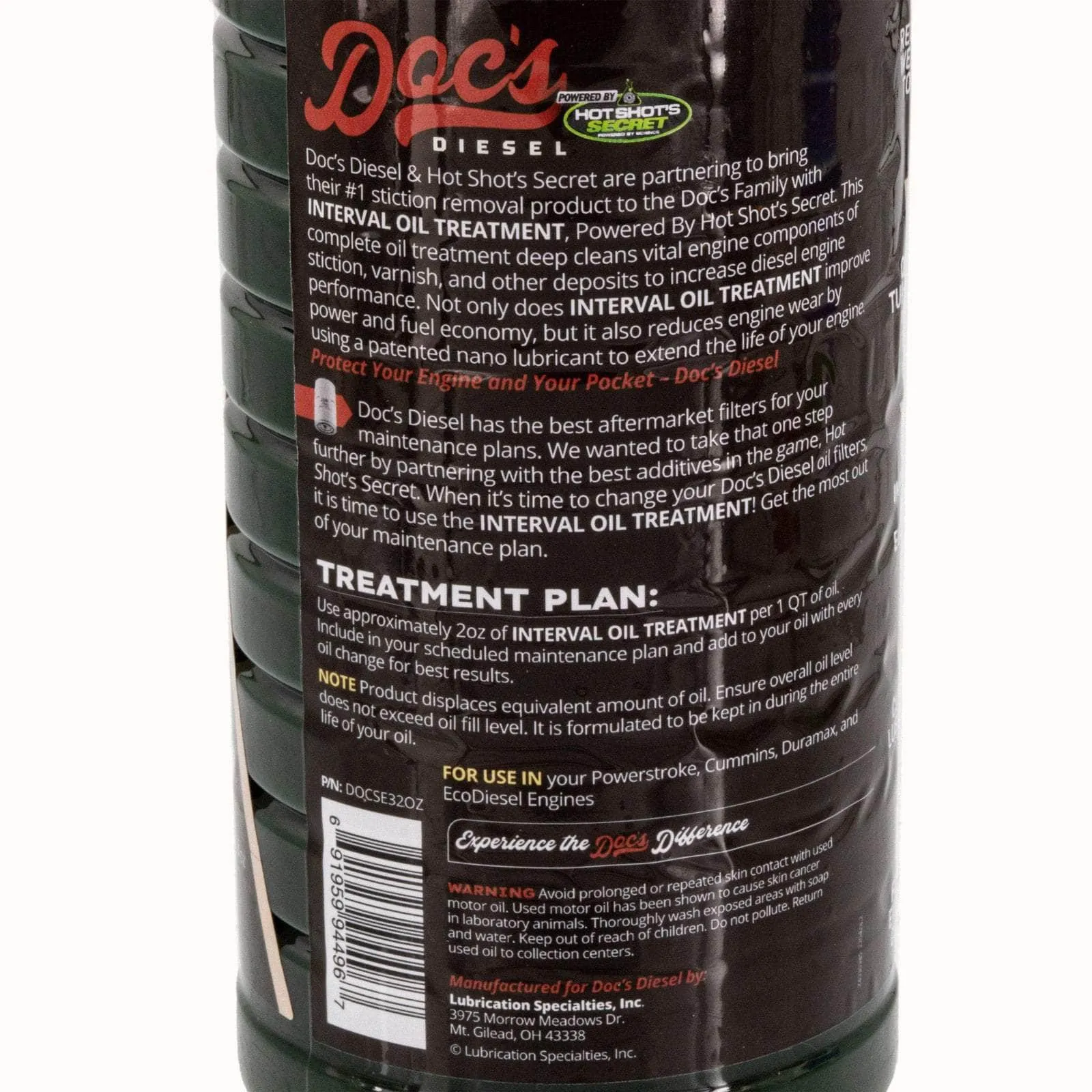 Doc's Diesel x Hot Shot's Secret Interval Oil Treatment (32oz)